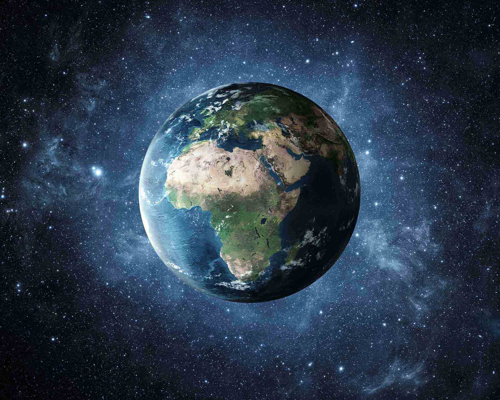 view of earth from space