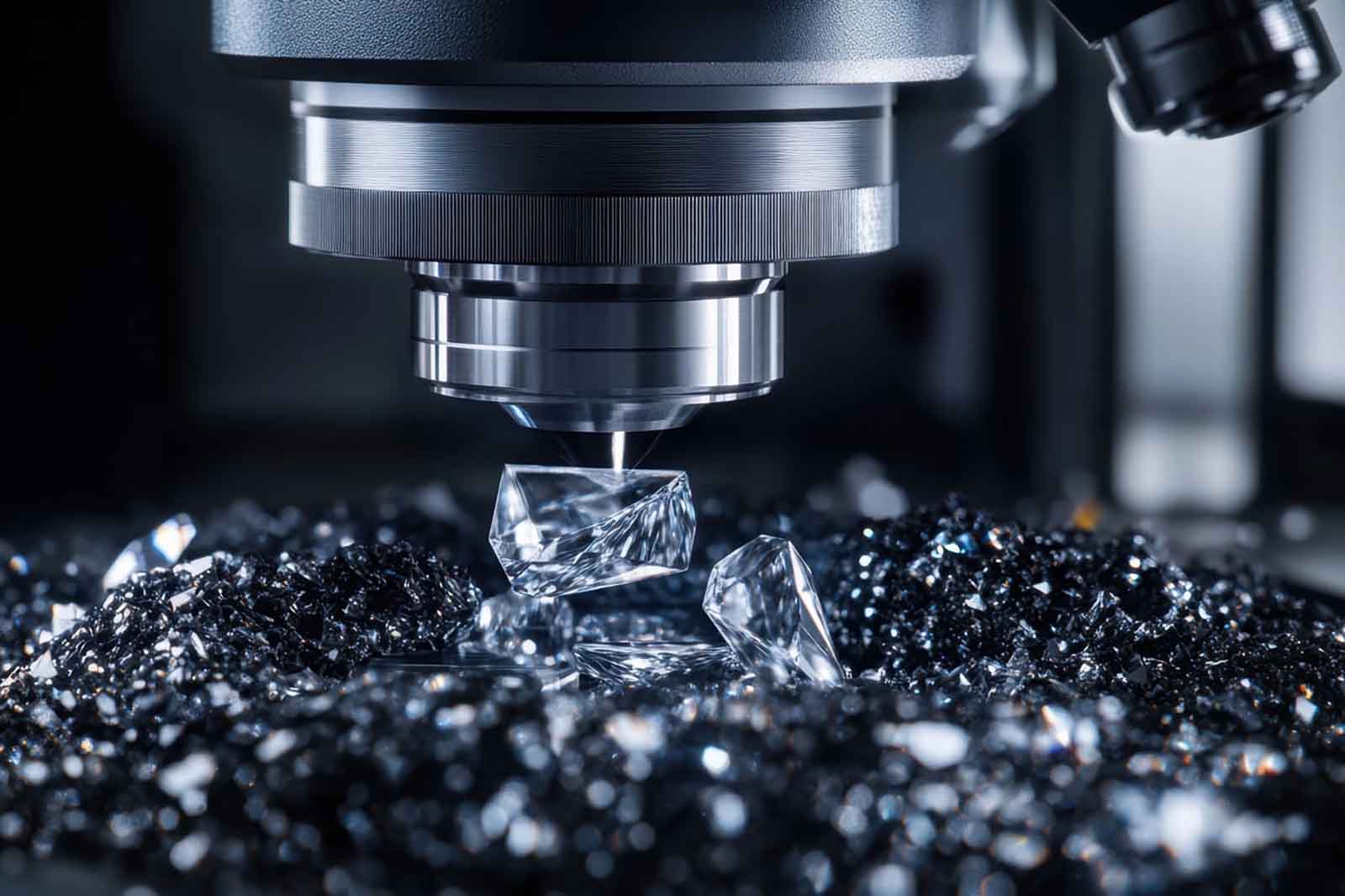 gem viewing scope with diamonds