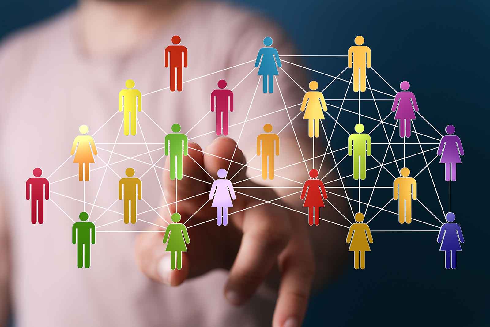 icon of people connected by lines