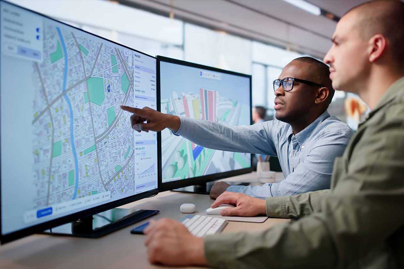 city planners working in front of computers