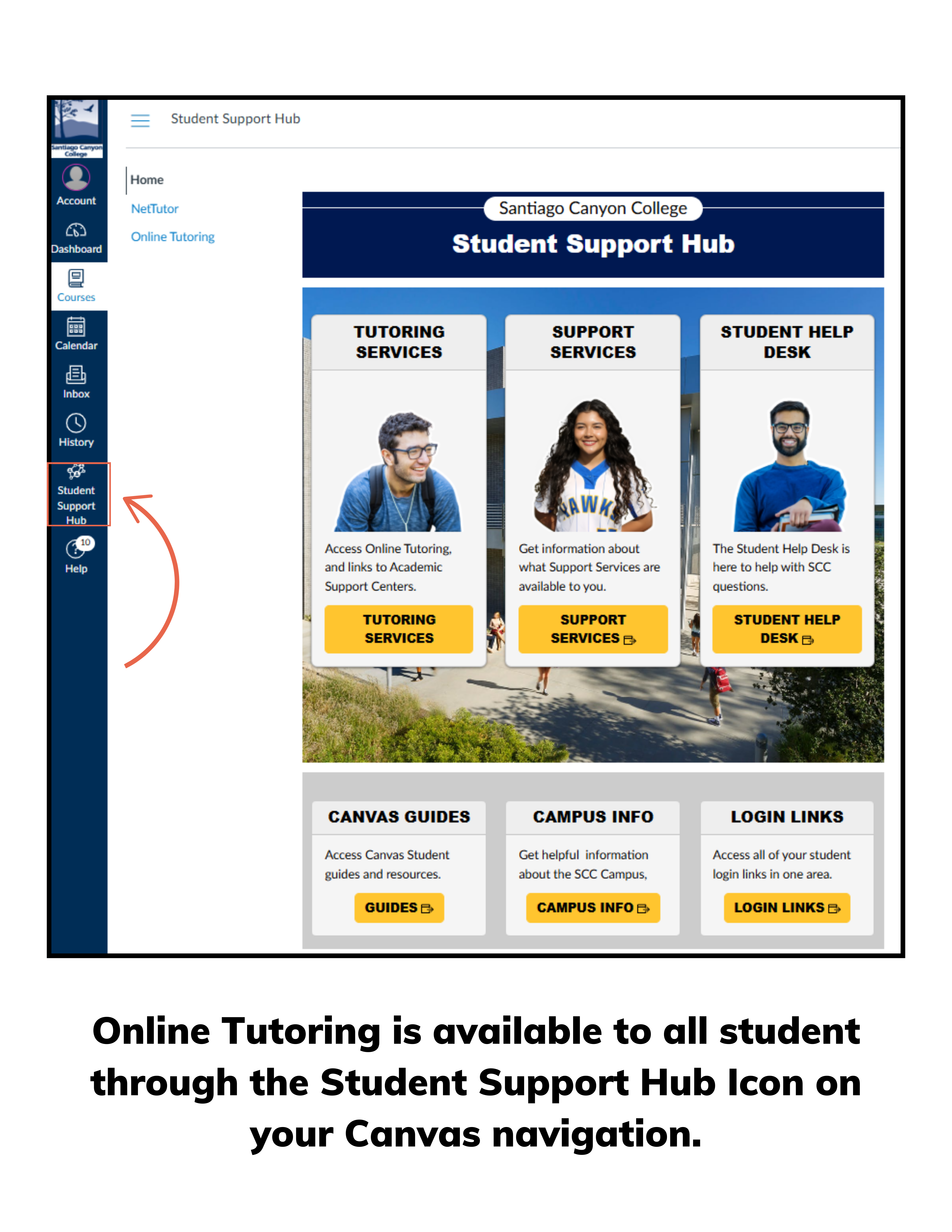 Online tutoring icon arrow