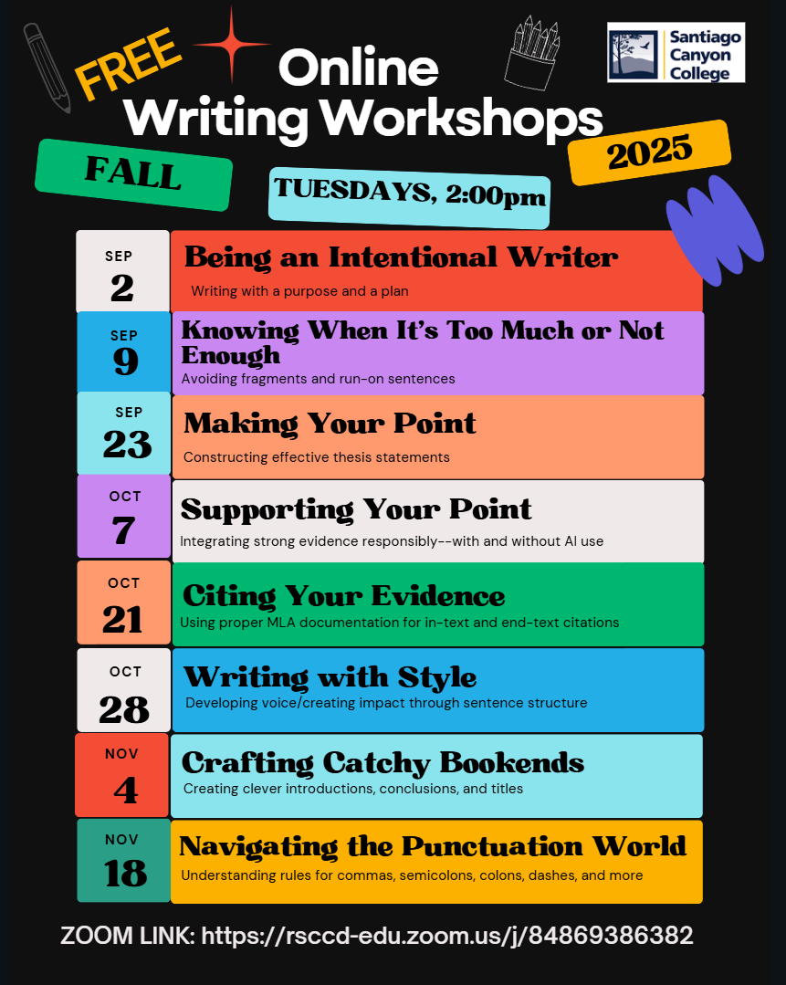 Free Online Writing Workshops