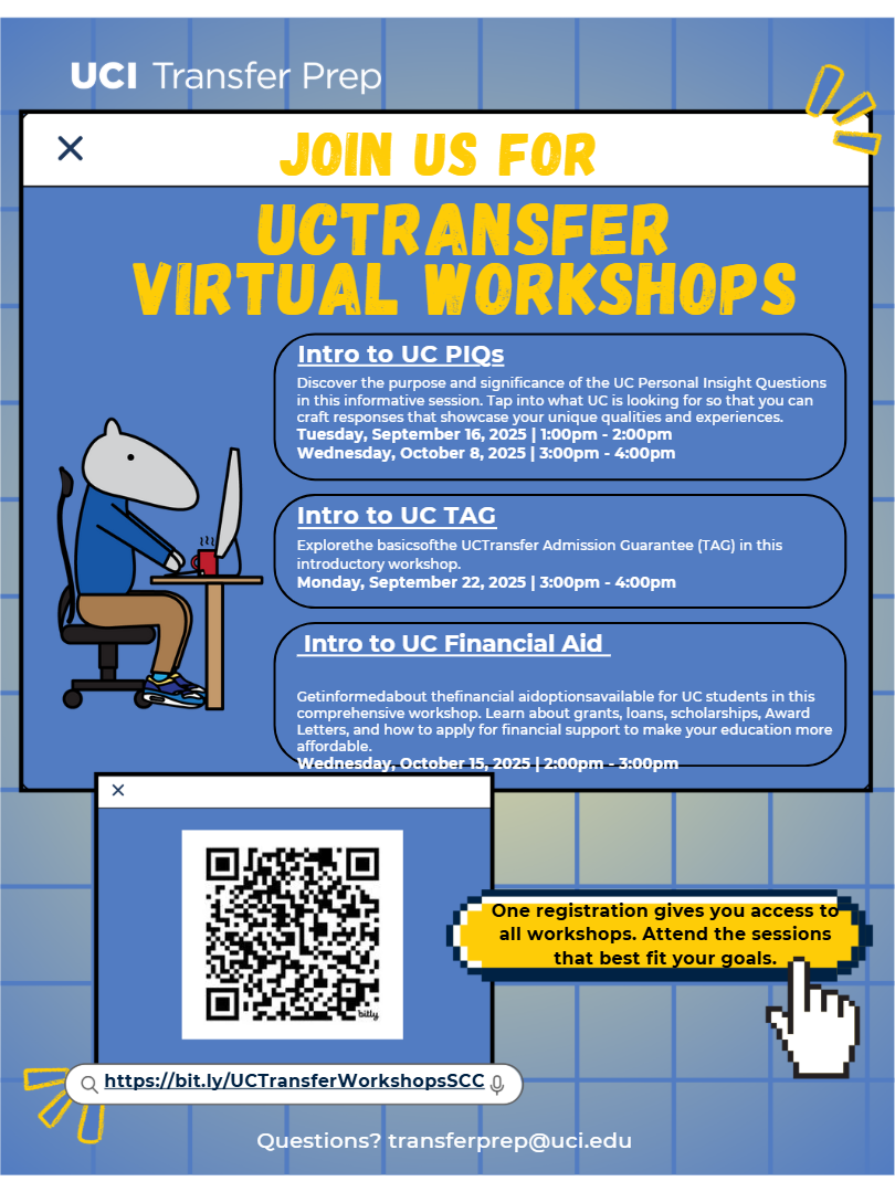 UCI Transfer Workshops